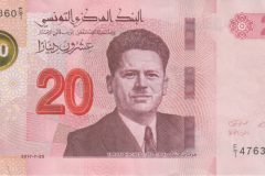 20 Dinar Farhat Hached Vorderseite