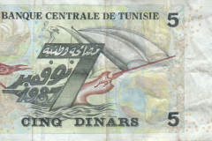 5_Dinar Typ 2008 Rückseite