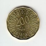 200 Millimes Münze