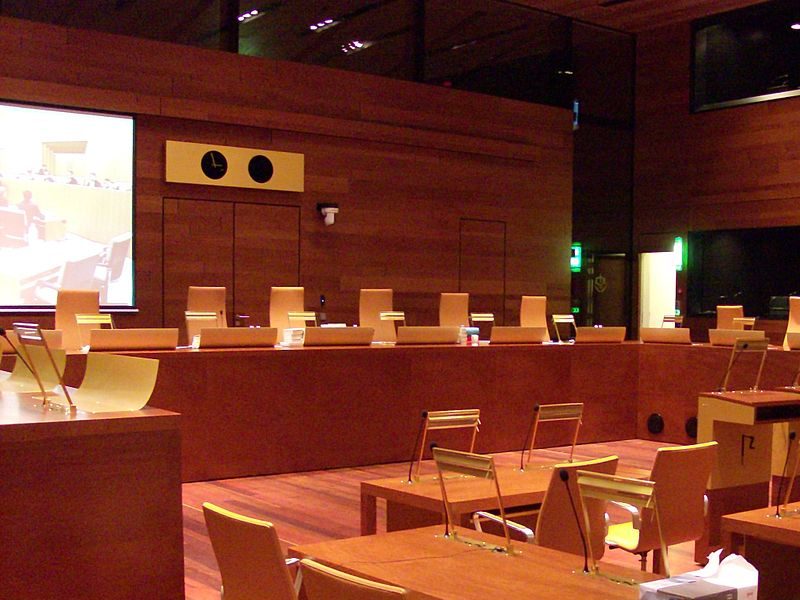 Europäischer Gerichtshof - Sitzungssaal