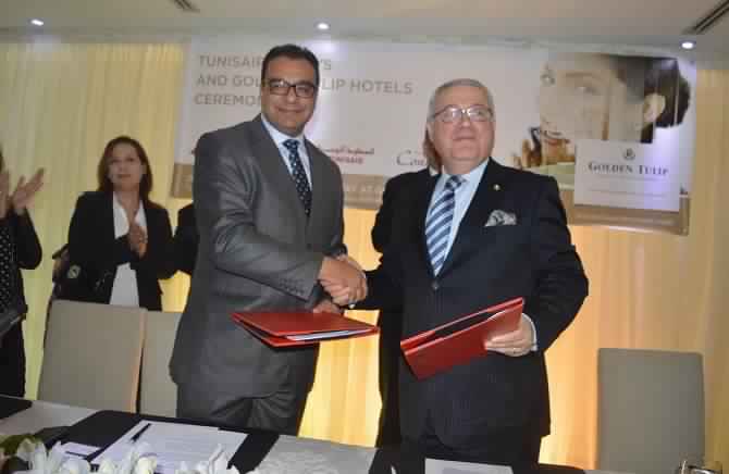 Tunisair und Golden Tulip Hotels vereinbaren Zusammenarbeit beim Tunisair Vielfliegerprogramm Fidelys