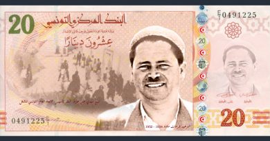 Tunesien: Neue 20-Dinar-Banknote mit Farhad Hached ab Januar 2018