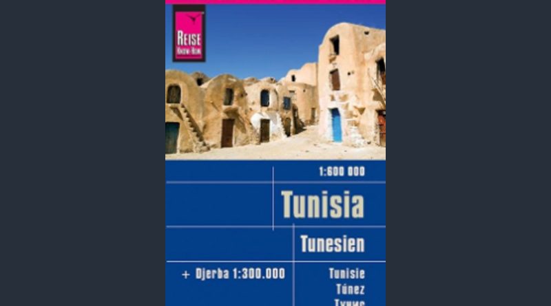 Reißfeste Landkarte Tunesien (1:600.000) mit Djerba (1:300.000)