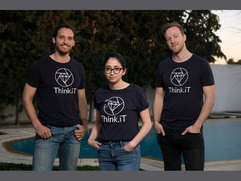 Gründer Think.iT: Mehemed Bougsea, Amel Abid und Joscha Raue (v.l.) (Bild: gurian.de)