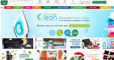 Startseite des Online-Supermarktes founa.com