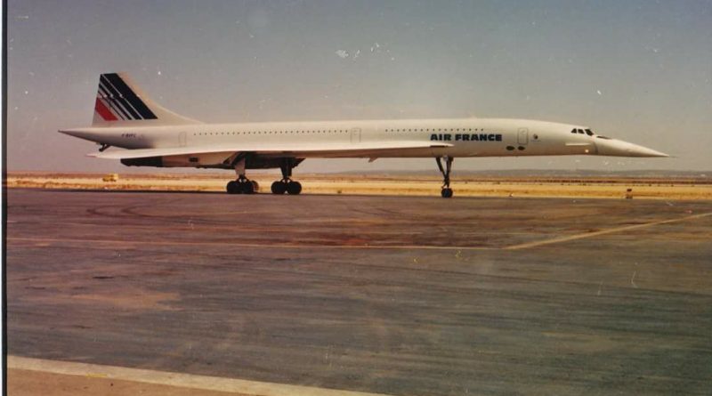 Erstflug eines Flugzeuges des Typs Concorde von Vichy in Frankreich nach Monastir
