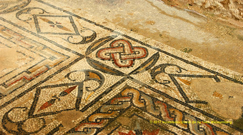 Mosaikfußböden in Dougga