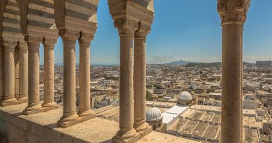 Blick auf einen Teil der Medina von der Zitouna-Moschee aus - Bild: IssamBarhoumi - Eigenes Werk, CC BY-SA 4.0, https://commons.wikimedia.org/w/index.php?curid=62135789