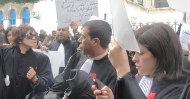 Demonstration von Rechtsanwälten am Dienstag, 28. Dezember 2010