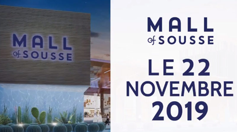 Einkaufszentrum Sousse Mall in Kalaa Kébira bei Sousse: Eröffnung für Fr., den 22. Nov. 2019 angekündigt