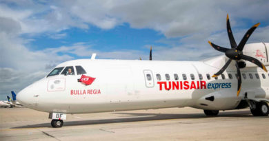 Tunisair-Express Flugbetrieb Erste neue Maschine des Typs ATR72-600 namens Bulla Regia CE für Tunisair Express