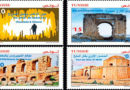 Tunesische Post: Briefmarkenserie zu vier bekannten archäologischen Stätten und Monumenten