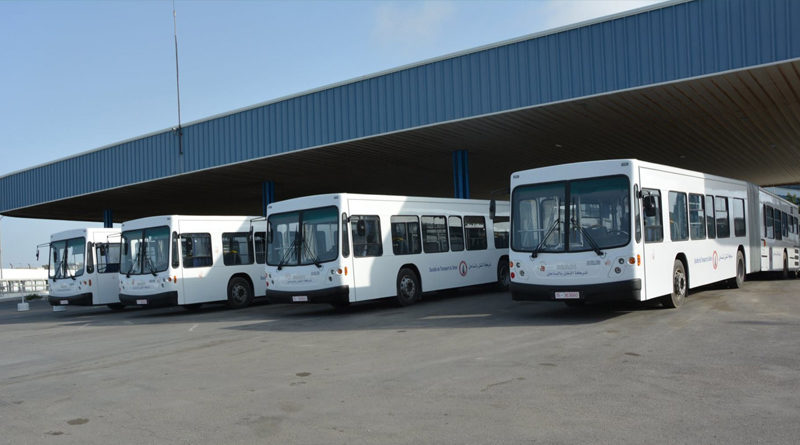 Gelenk-Linienbusse der Société de Transport du Sahel Sousse (STS)