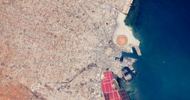 Sfax aus dem All. aufgenommen aus der Raumstation ISS