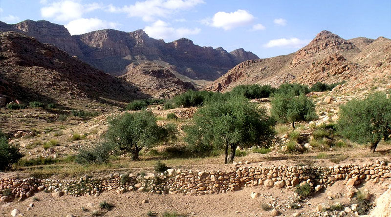 Bild: Jebel Orbata in Bou Omran, Tunesien (Gafsa)