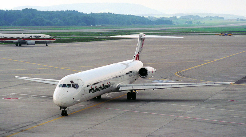 Air Liberté Tunisie MD-83; EI-CGI in Zürich am 24.09.1995