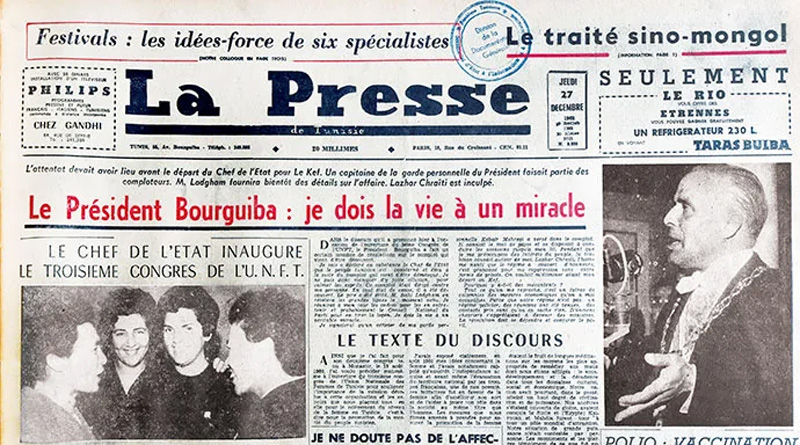 La Presse vom 27.12.1962