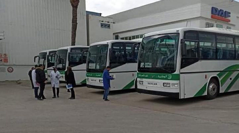 Fünf neue Busse für die Überlandverkehrsgesellschaft SNTRI