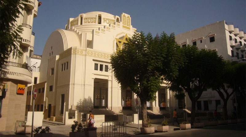 Große Synagoge Tunis - Bild: By Seth Frantzman - originally posted to Flickr as Tunis Synagouge, CC BY 2.0, https://commons.wikimedia.org/w/index.php?curid=8899772