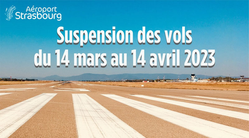 Flughafen Straßburg wegen Renovierungsarbeiten geschlossen