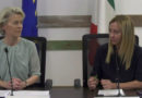 Presseerklärung von Präsidentin von der Leyen mit dem italienischen Premierminister Meloni in Lampedusa