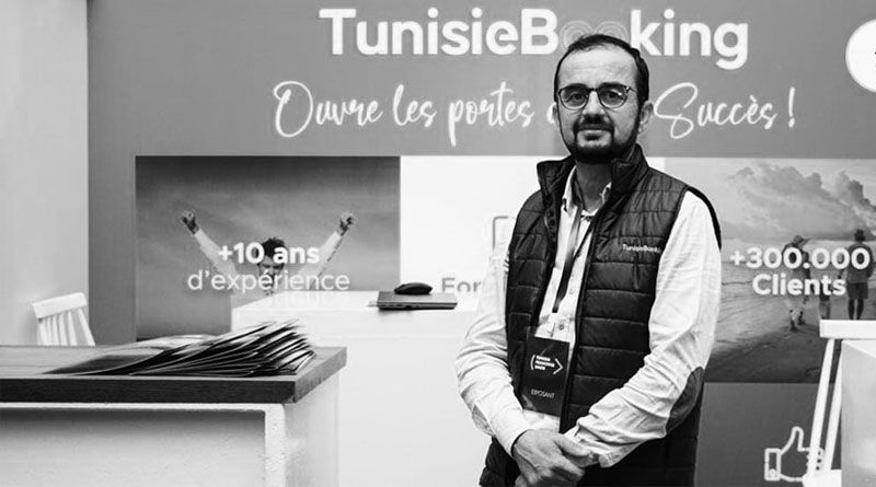 Gründer und Präsident der Reiseagentur "Tunisie Booking", Khaled Rojbi