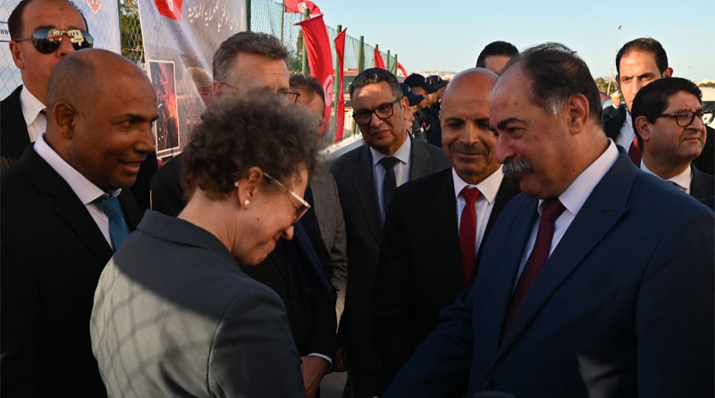 THW: Eröffnung neuer Zentralwerkstatt in Tunesien