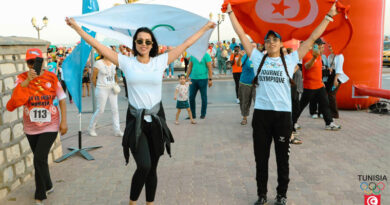 Feierlichkeiten zum Internationalen Olympischen Tag 2024 in Tunis