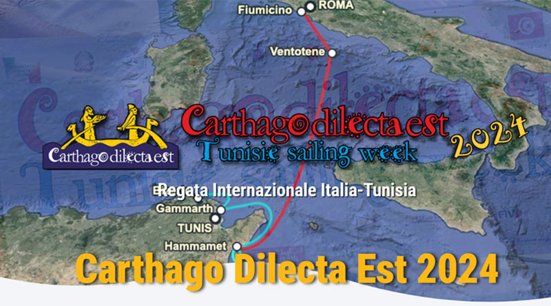 26. Regatta Carthago Dilecta Est 2024 zwischen Italien und Tunesien