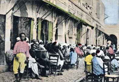 Café Maure in Halfaouine um 1900 Kaffee