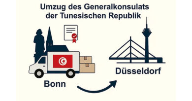 Generalkonsulat der Tunesischen Republik, Uerdinger Straße 96, 40474 Düsseldorf