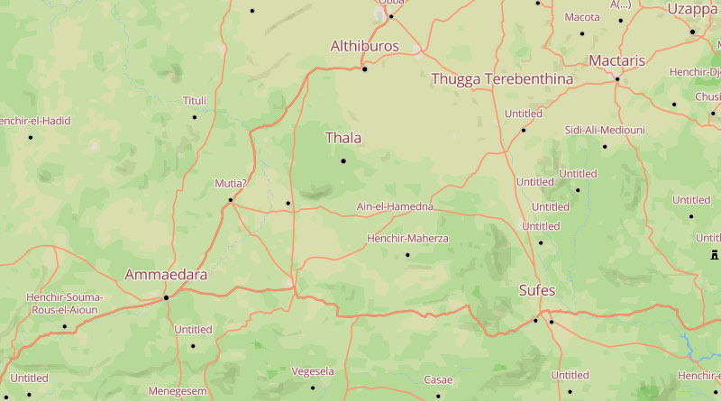 Römerstraßen der Region - Karte: https://itiner-e.org/