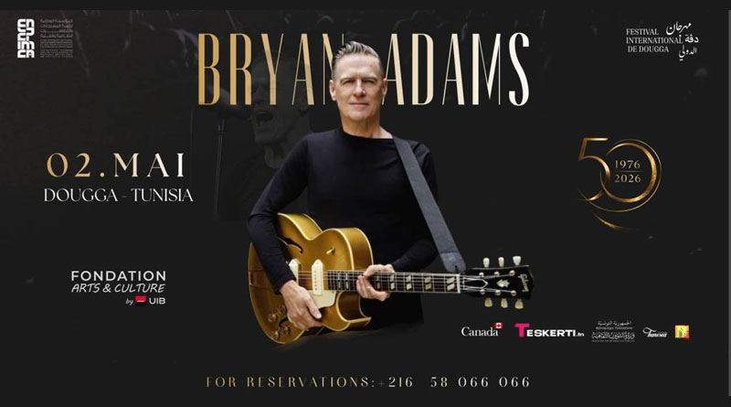 Dougga: Bryan Adams im Antiken Theater am 2. Mai 2026