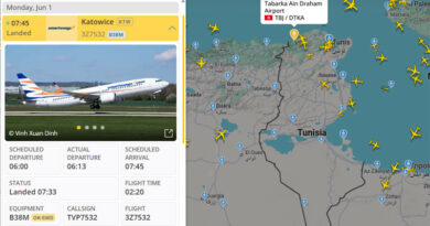 Sommer 2026: Erster Touristenflug der Saison auf dem Flughafen Tabarka–Aïn Draham gelandet - Titelbild: Screenshot Flightradar