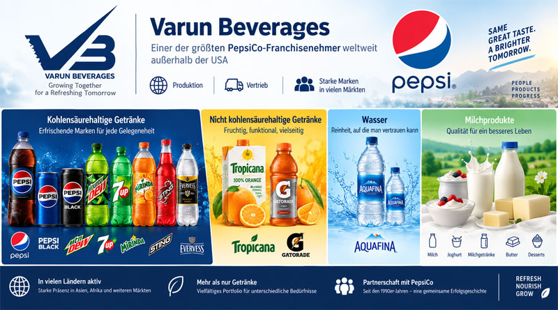 Indischer Getränkeriese Varun Beverages